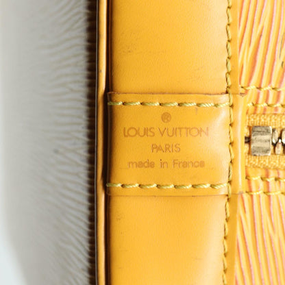 LOUIS VUITTON Epi Alma Hand Bag Yellow M52149 LV Auth 87945