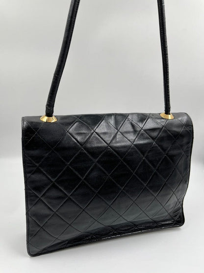 Vintage Chanel Black Shoulder Bag