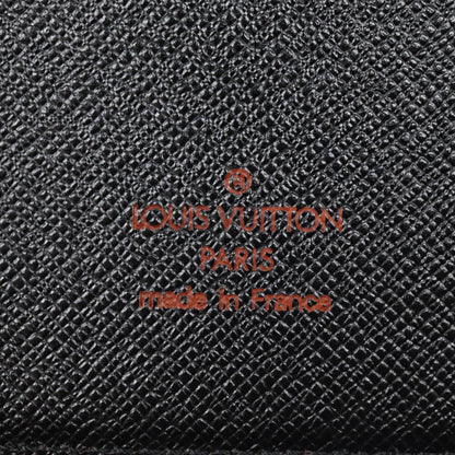 LOUIS VUITTON Epi Agenda GM Day Planner Cover Black R20212 LV Auth 88041