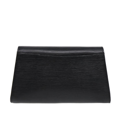 LOUIS VUITTON Epi Art Deco Clutch Bag Black M52632 LV Auth 88337