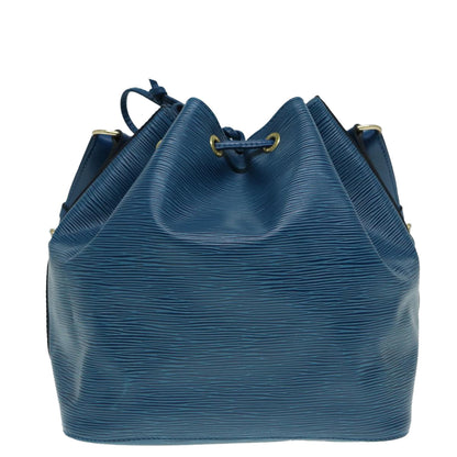 LOUIS VUITTON Epi Petit Noe Shoulder Bag Blue M44105 LV Auth 88889