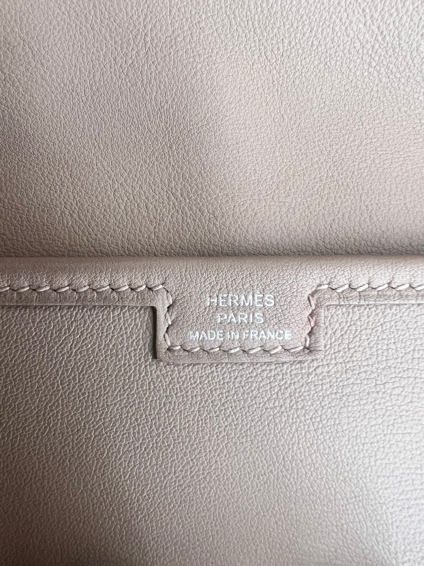 Hermes jige clutch swift argile clutch bag