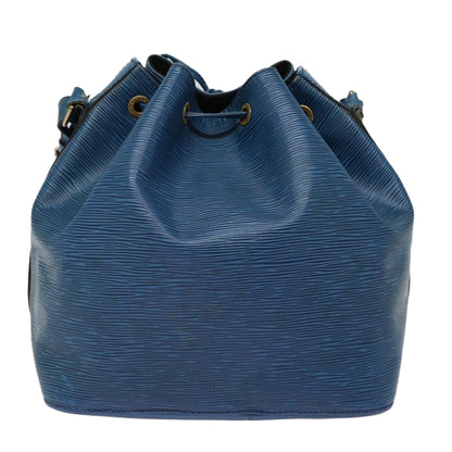 LOUIS VUITTON Epi Petit Noe Shoulder Bag Blue M44105 LV Auth 89128