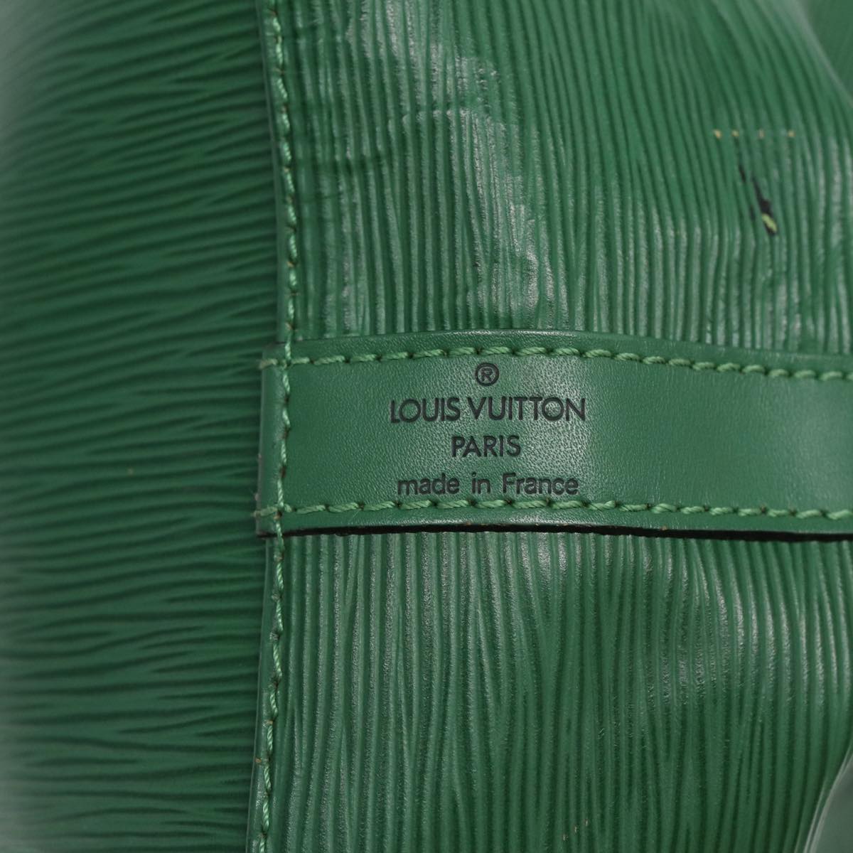 LOUIS VUITTON Epi Petit Noe Shoulder Bag Green M44102 LV Auth 89333