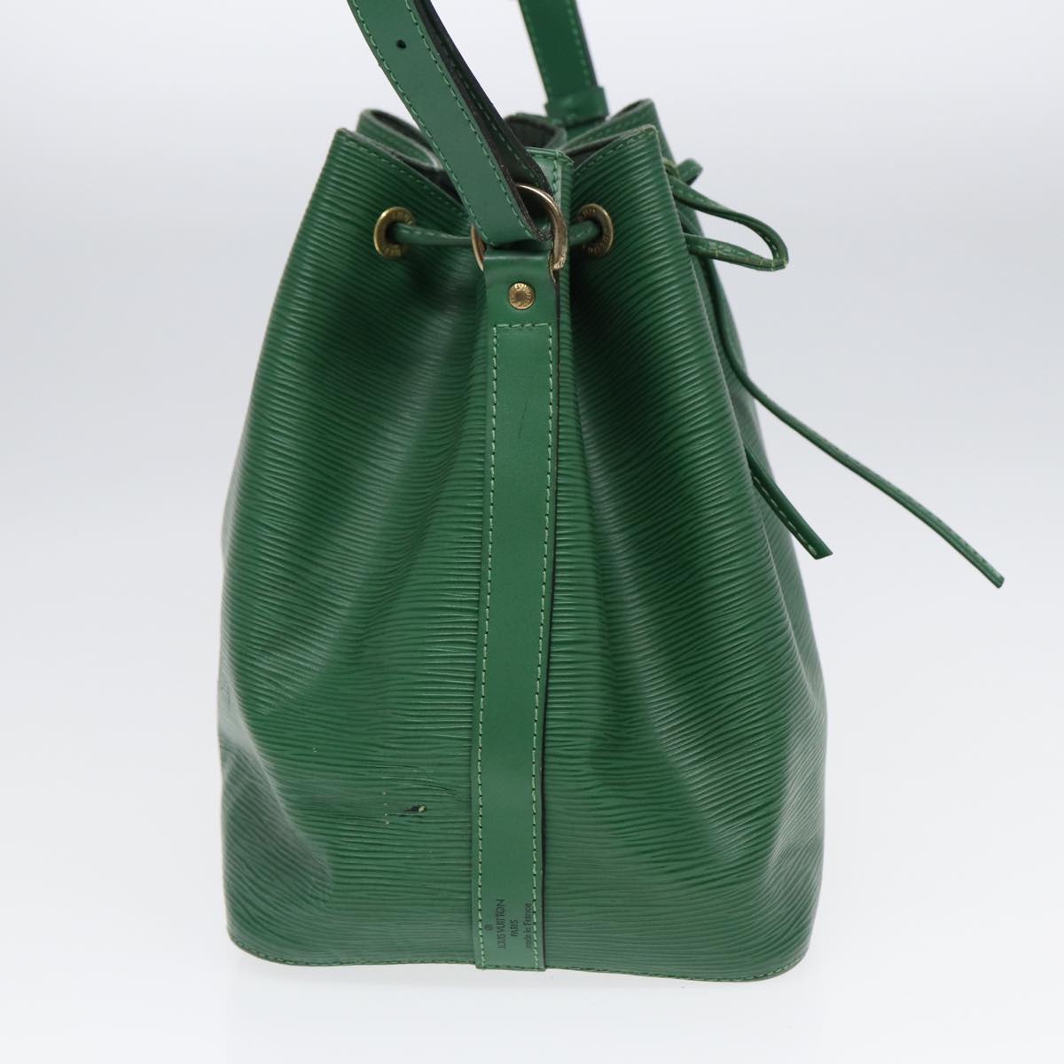 LOUIS VUITTON Epi Petit Noe Shoulder Bag Green M44102 LV Auth 89333