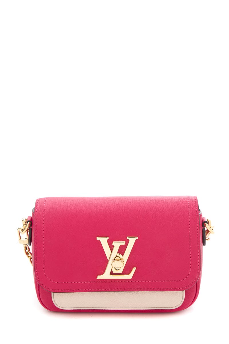 Louis Vuitton "Lock me Tender" Hot Pink Cross-Body