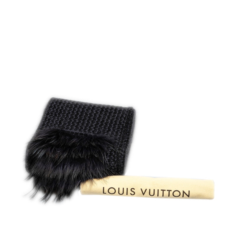 Louis Vuitton Elena Maffler M75091 Black Gr Wall for Silk  Louis Vuitton