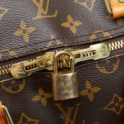 Louis Vuitton  Monogram Keepall Bandouliere 55 Travel Bag