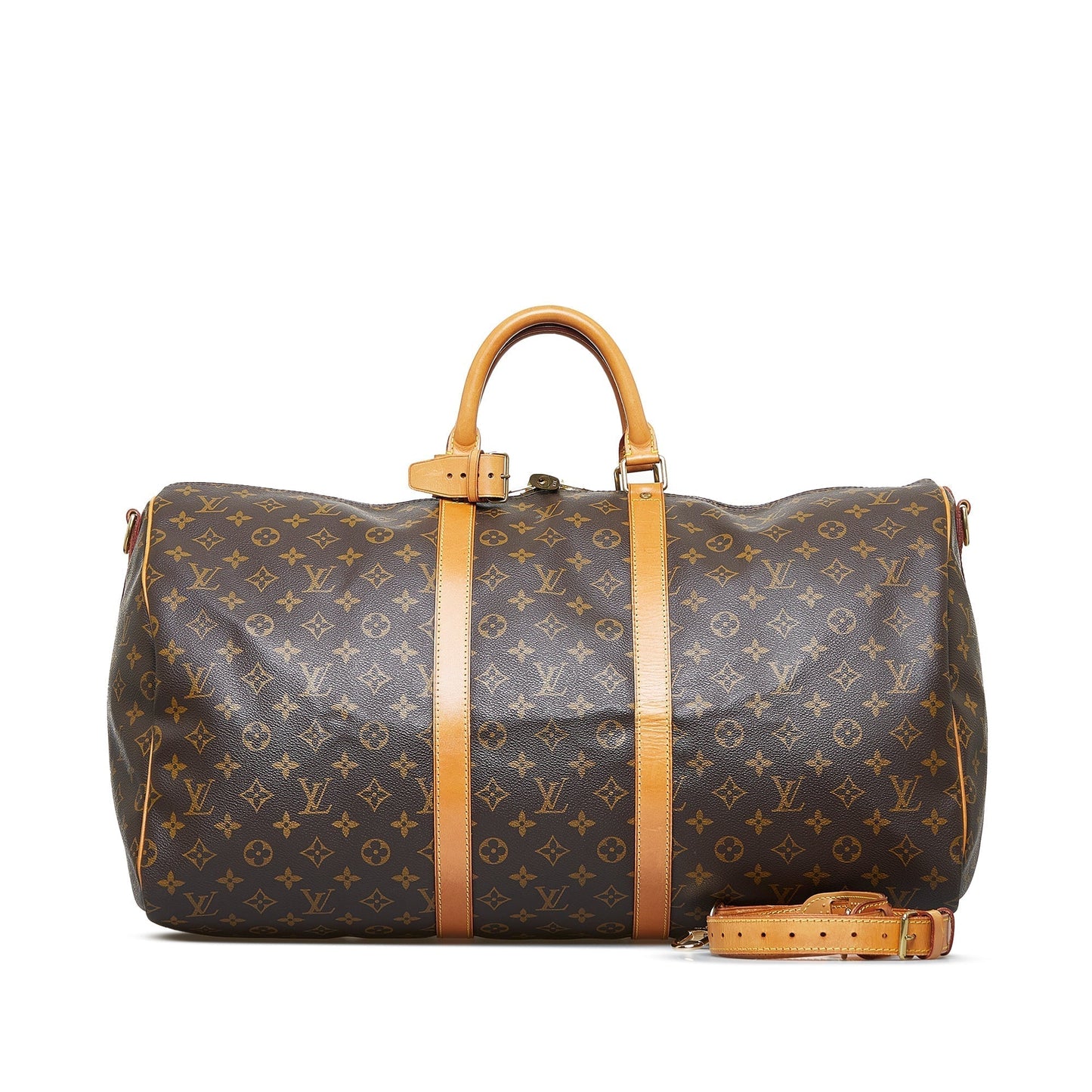 Louis Vuitton  Monogram Keepall Bandouliere 55 Travel Bag