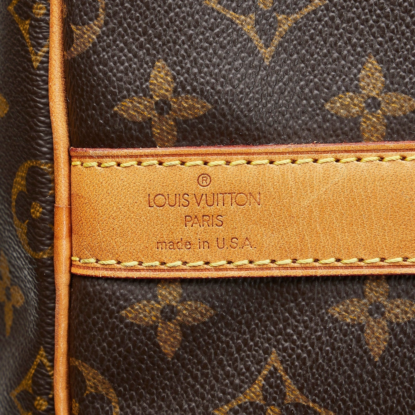 Louis Vuitton  Monogram Keepall Bandouliere 55 Travel Bag