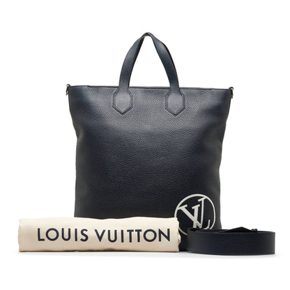 Louis Vuitton East Side Tote MM Blue Taurillon