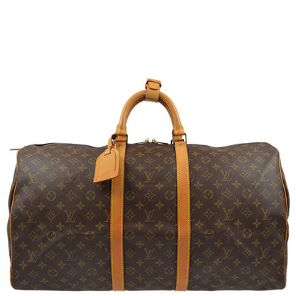 Louis Vuitton 1981 Monogram Keepall 55 Travel Duffle Handbag M41424