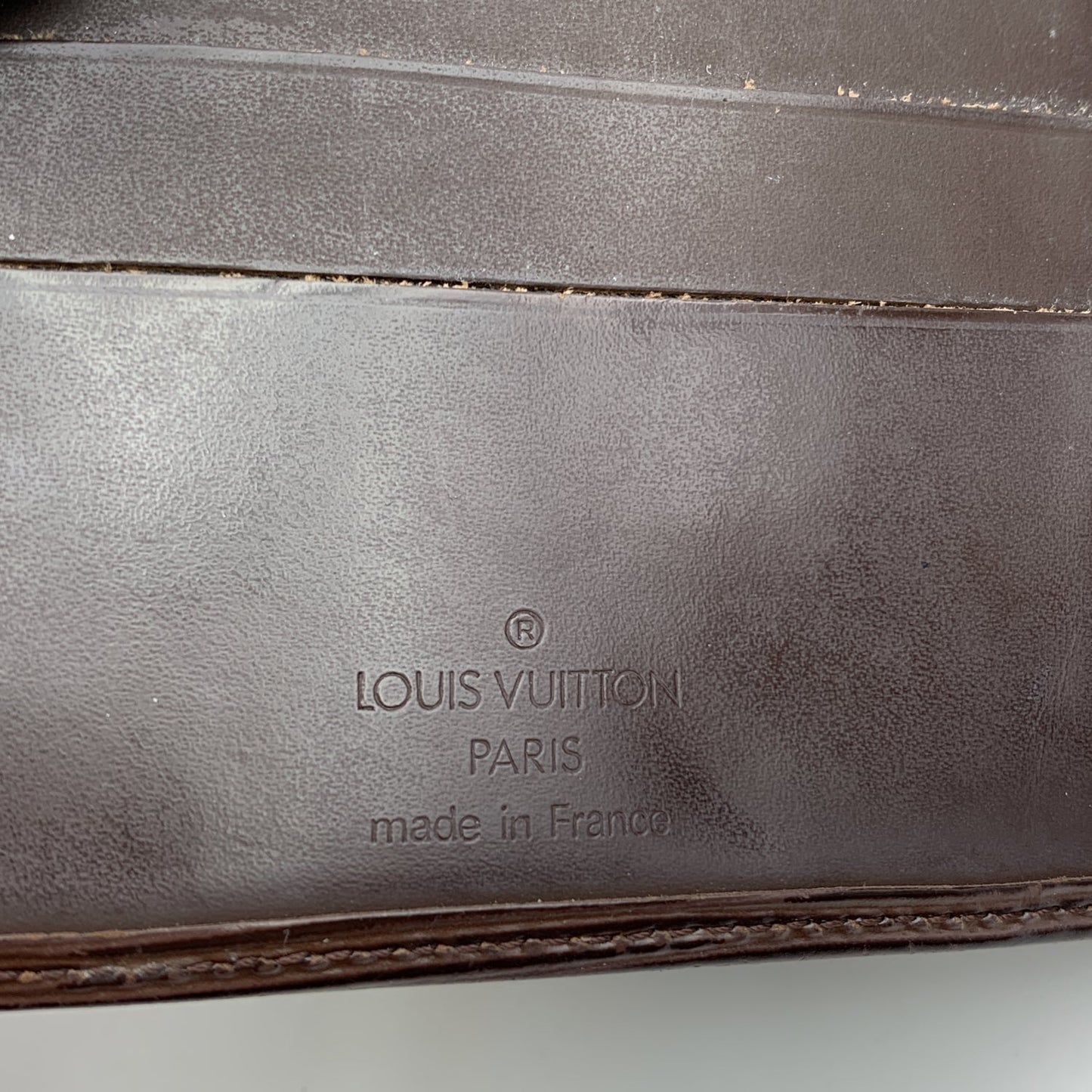 Louis Vuitton  Brown Epi Leather Compact Wallet Coin Purse