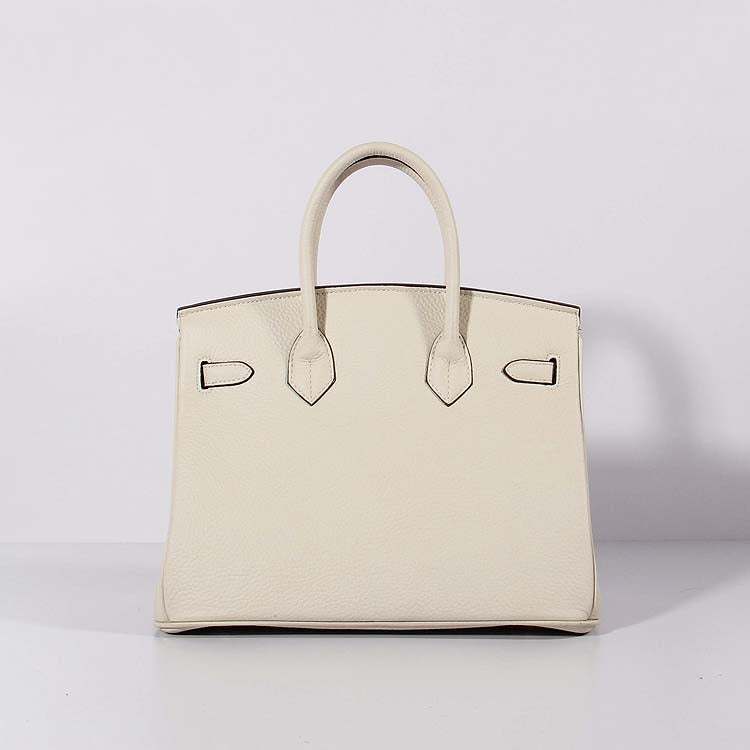 Hermes 30cm Birkin Bag Togo Leather With Strap Beige Gold