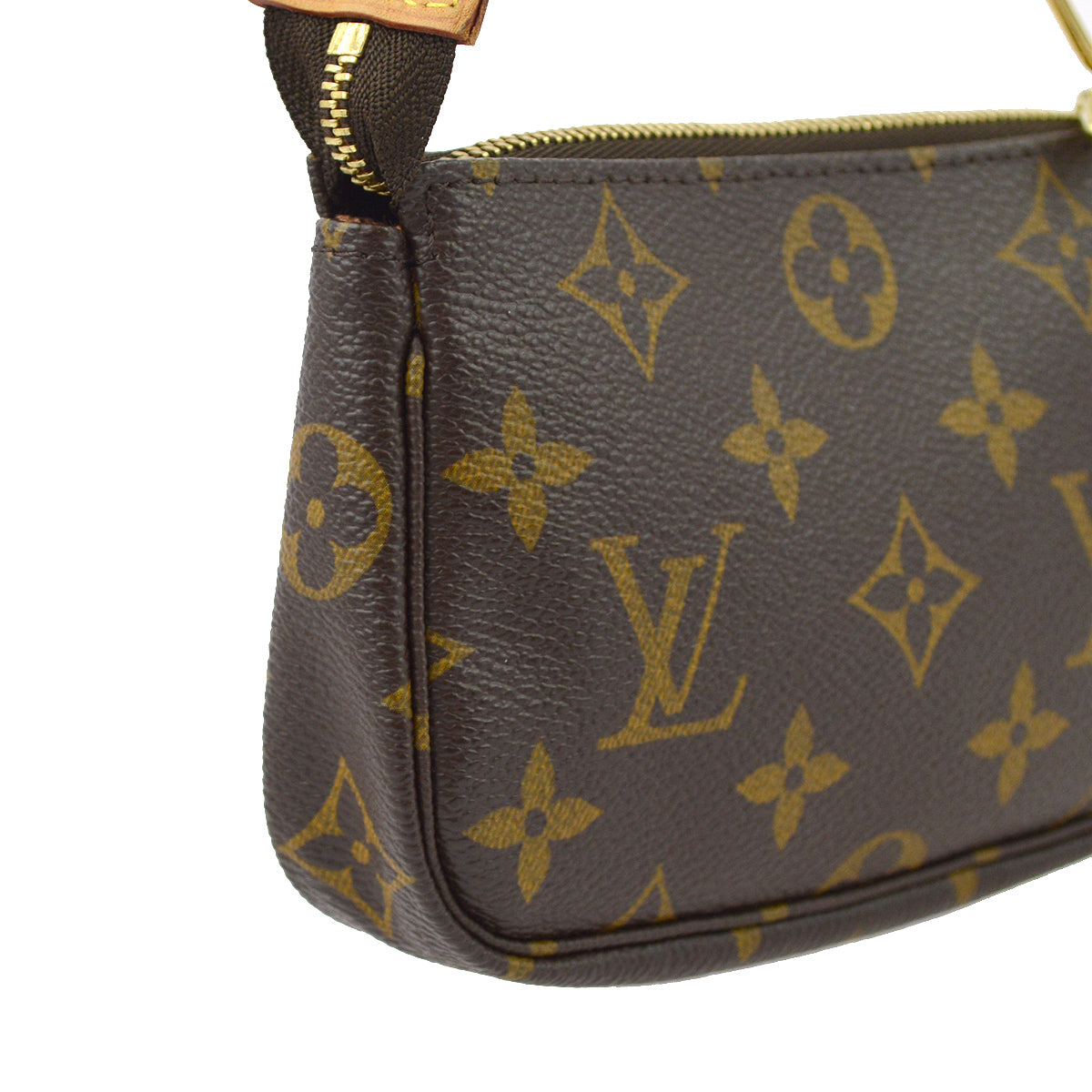 Louis Vuitton 2008 Monogram Mini Pochette Accessoires Handbag M58009