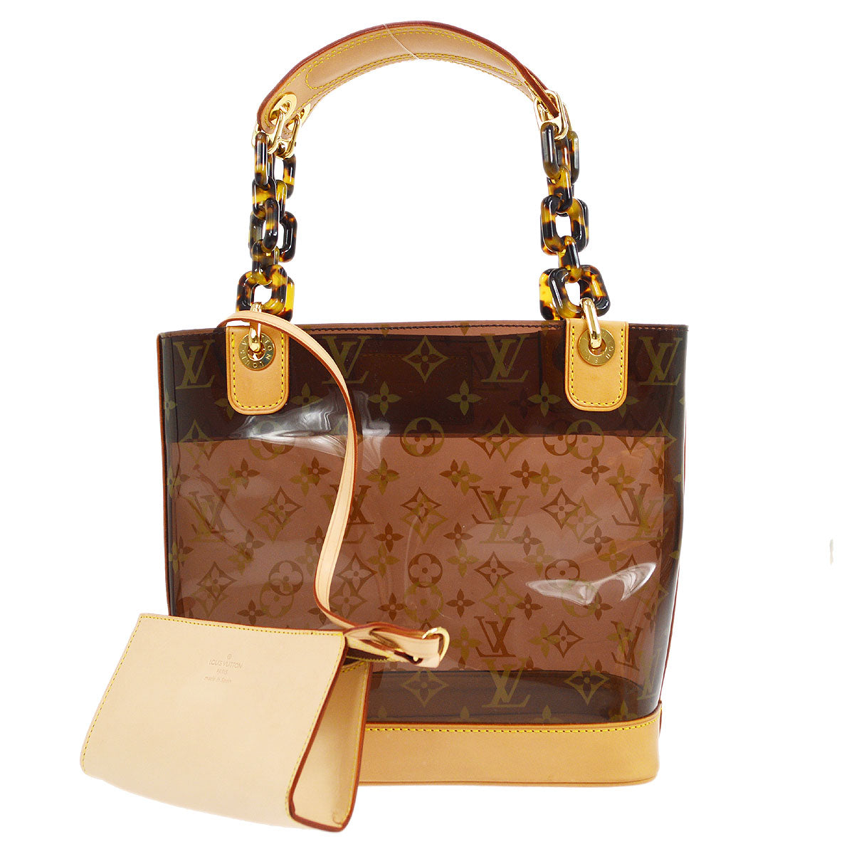 LOUIS VUITTON 2003 CABAS AMBRE PM MONOGRAM VINYL M92502