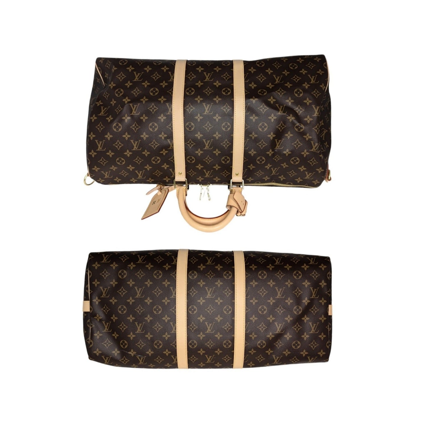 Louis Vuitton Monogram Canvas Keepall Bandouliere 55 Duffle