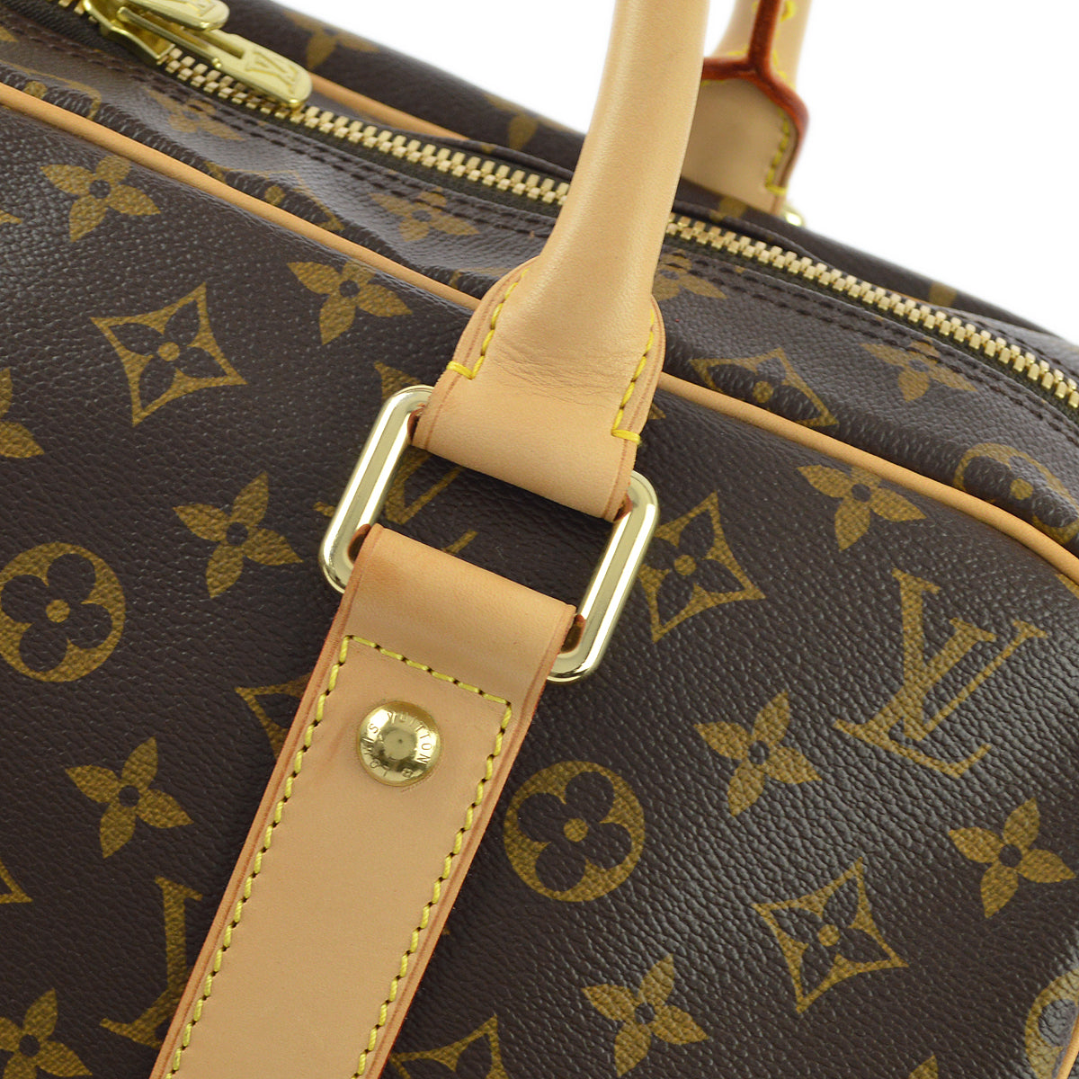 Louis Vuitton 2009 Monogram Carryall Duffle Bag M40074