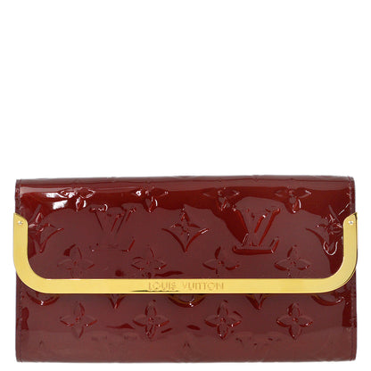 Louis Vuitton 2012 Red Vernis Portefeuille Rossmor Purse Wallet M91592