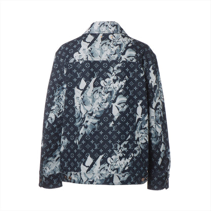 Louis Vuitton 24SS Cotton x Polyurethane Denim Jacket 52 Mens Blue x Navy RM241M Monogram