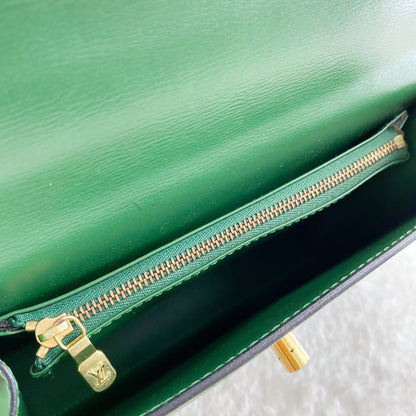 Louis Vuitton  Green Leather Marlesherbes Bag