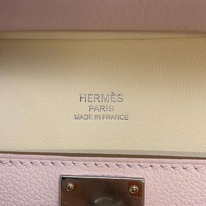 HERMES Jypsiere Verso mauve pail / machete Evercolor Swift Leather Size Mini