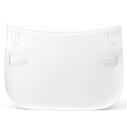 HERMES Jypsiere New White Swift Leather Size Mini