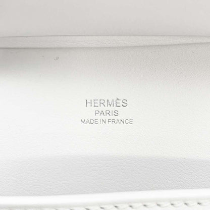 HERMES Jypsiere New White Swift Leather Size Mini