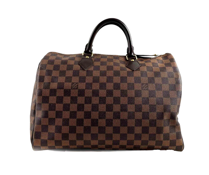 LOUIS VUITTON - LV Speedy 35 Damier Ebene Canvas - Top Handle Bag / Satchel