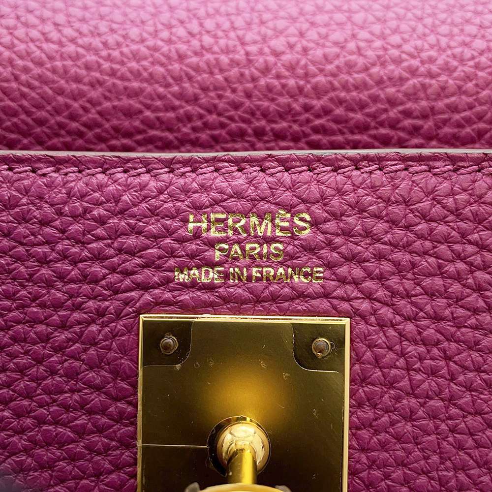 HERMES Kelly Retourne Tosca Togo Leather Size 35