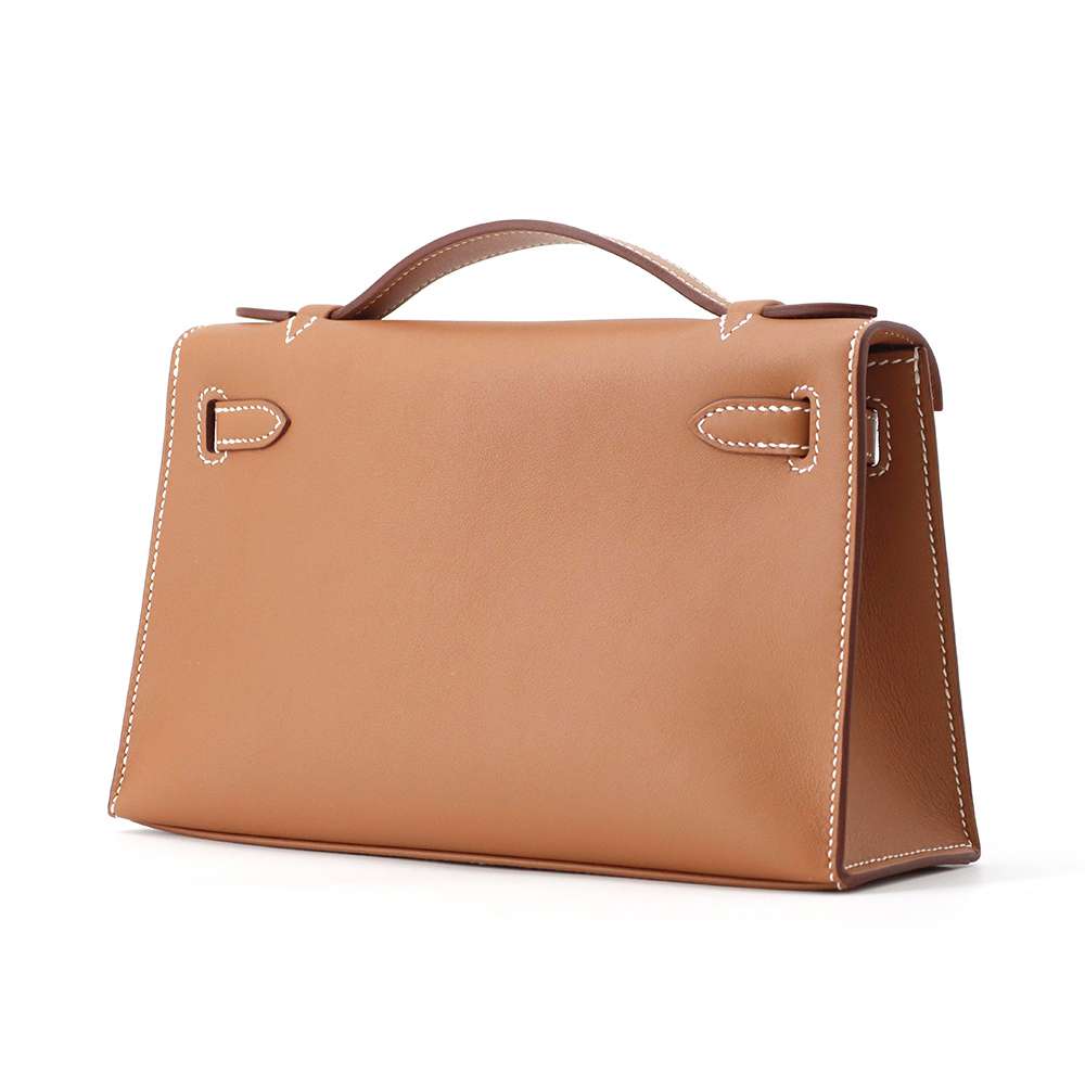 Hermes PochetteKelly Gold Swift Leather