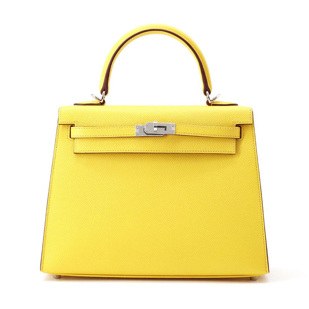 Hermes Kelly Sellier Jaune de Naples Epsom Size 25