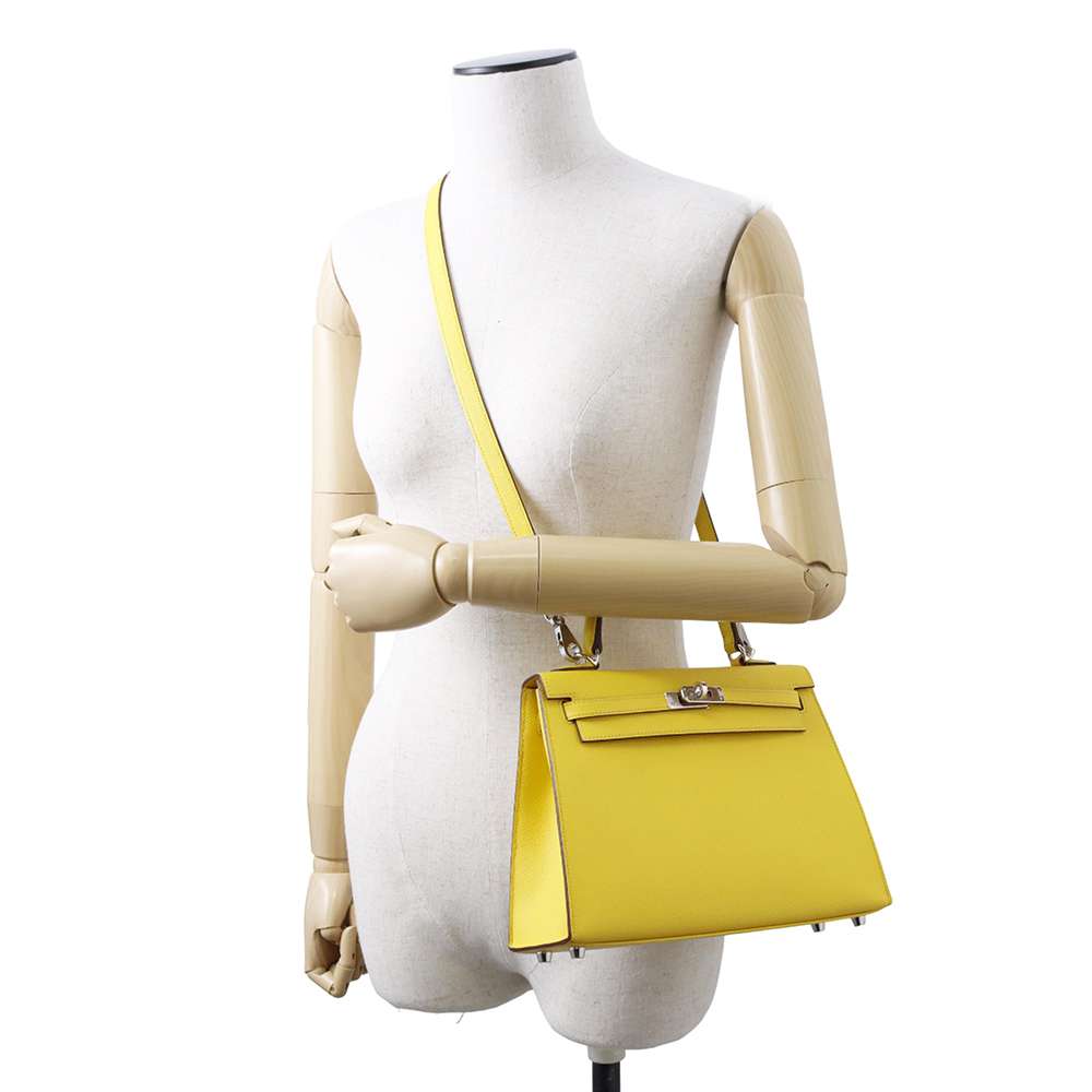 Hermes Kelly Sellier Jaune de Naples Epsom Size 25