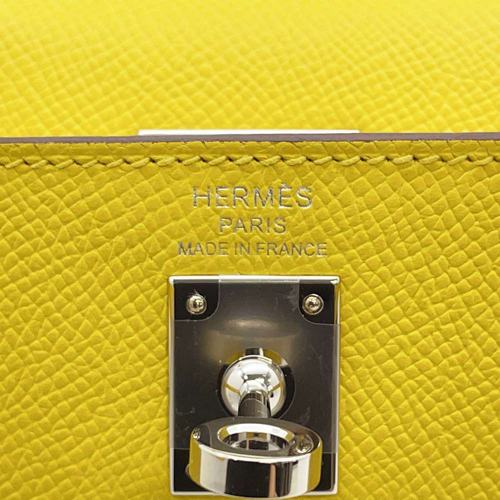 Hermes Kelly Sellier Jaune de Naples Epsom Size 25