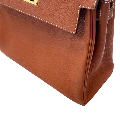 Hermes Kelly Brique Taurillon Clemence Size 28