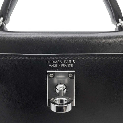 Hermes Mini Kelly do Black Box Calf Leather