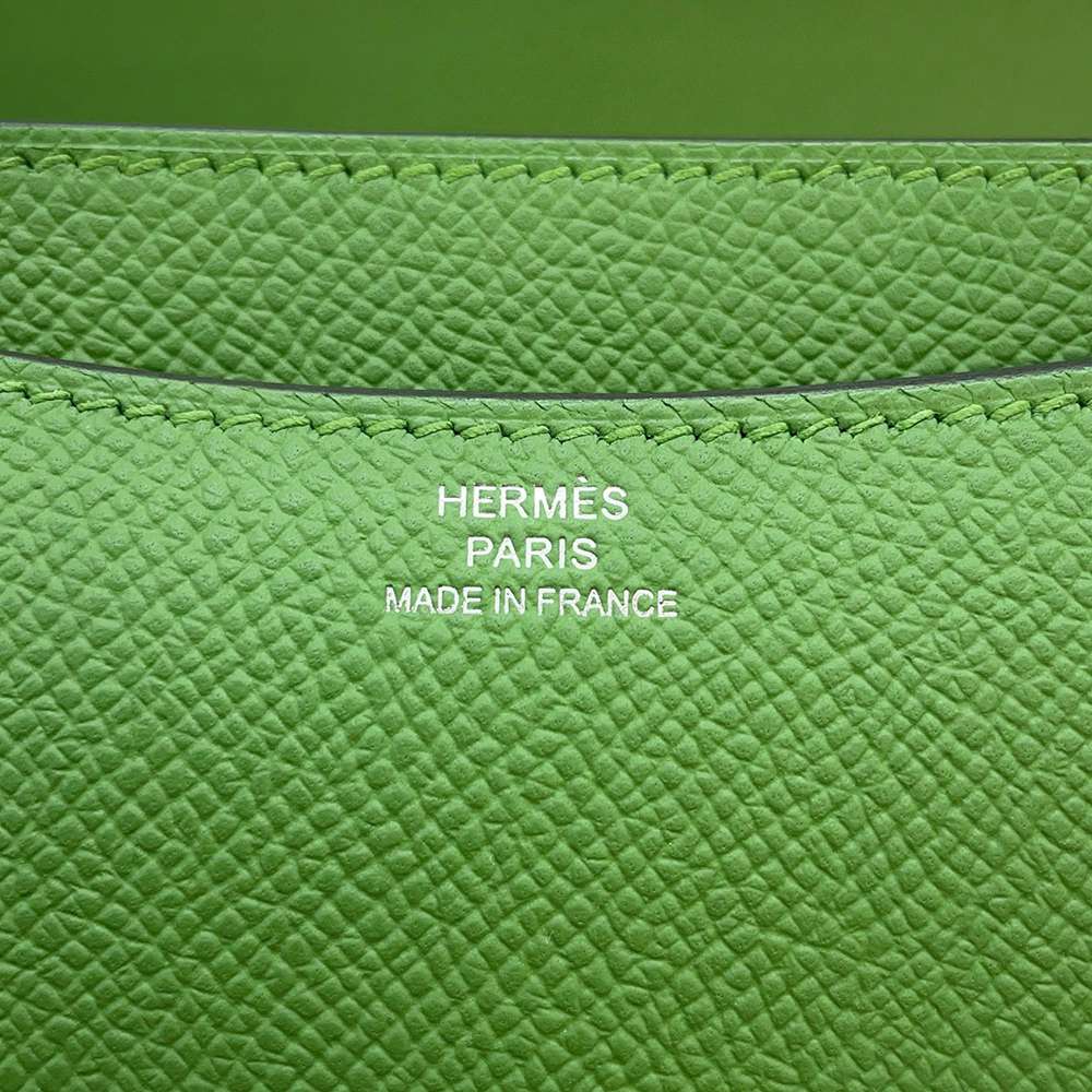 HERMES Constance3 Miroir Vert Yucca Epsom Size Mini