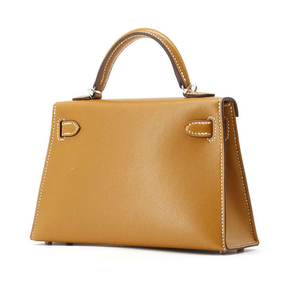 HERMES Mini Kelly Do Natural Sable Voatler