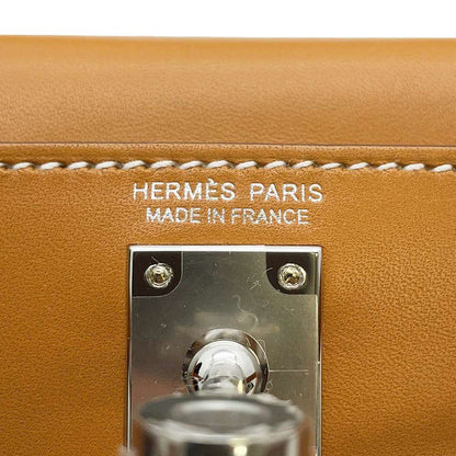 HERMES Mini Kelly Do Natural Sable Voatler