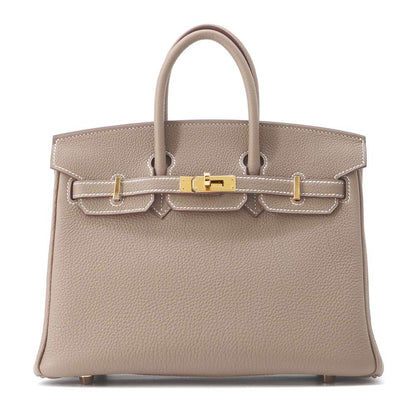 HERMES Birkin Etoupe Togo Leather Size 25