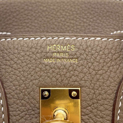 HERMES Birkin Etoupe Togo Leather Size 25