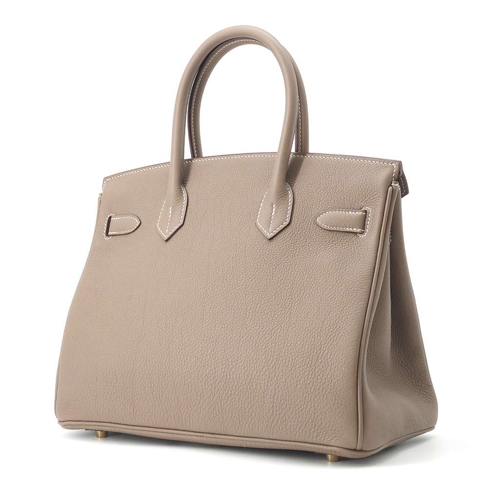 HERMES Birkin Etoupe Togo Leather Size 30