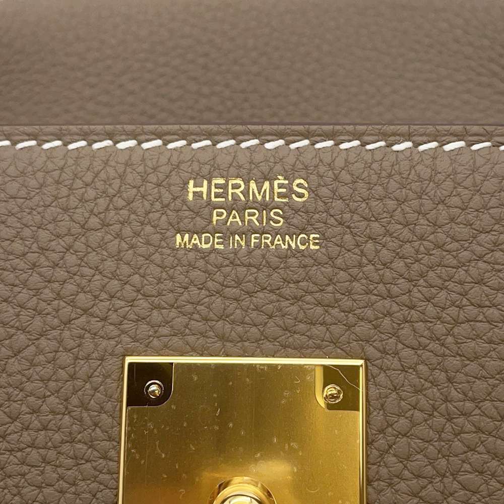 HERMES Birkin Etoupe Togo Leather Size 30