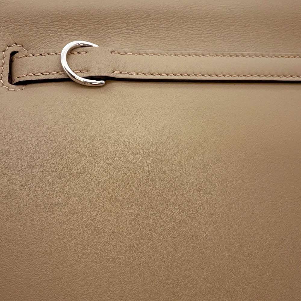 HERMES Kelly Dance Fringe Beige Marfa Swift Leather