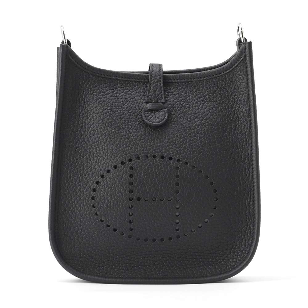 HERMES Evelyn Amazon Black Taurillon Clemence Size TPM