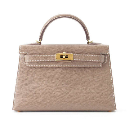 HERMES Mini Kelly Do Etoupe Epsom