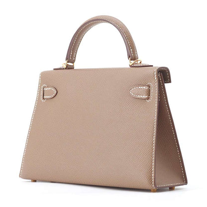 HERMES Mini Kelly Do Etoupe Epsom