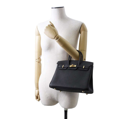 HERMES Birkin Black Togo Leather Size 25