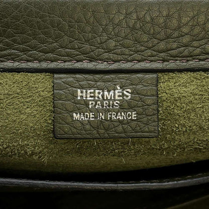 HERMES Cabas Vert Taurillon Clemence Size 40