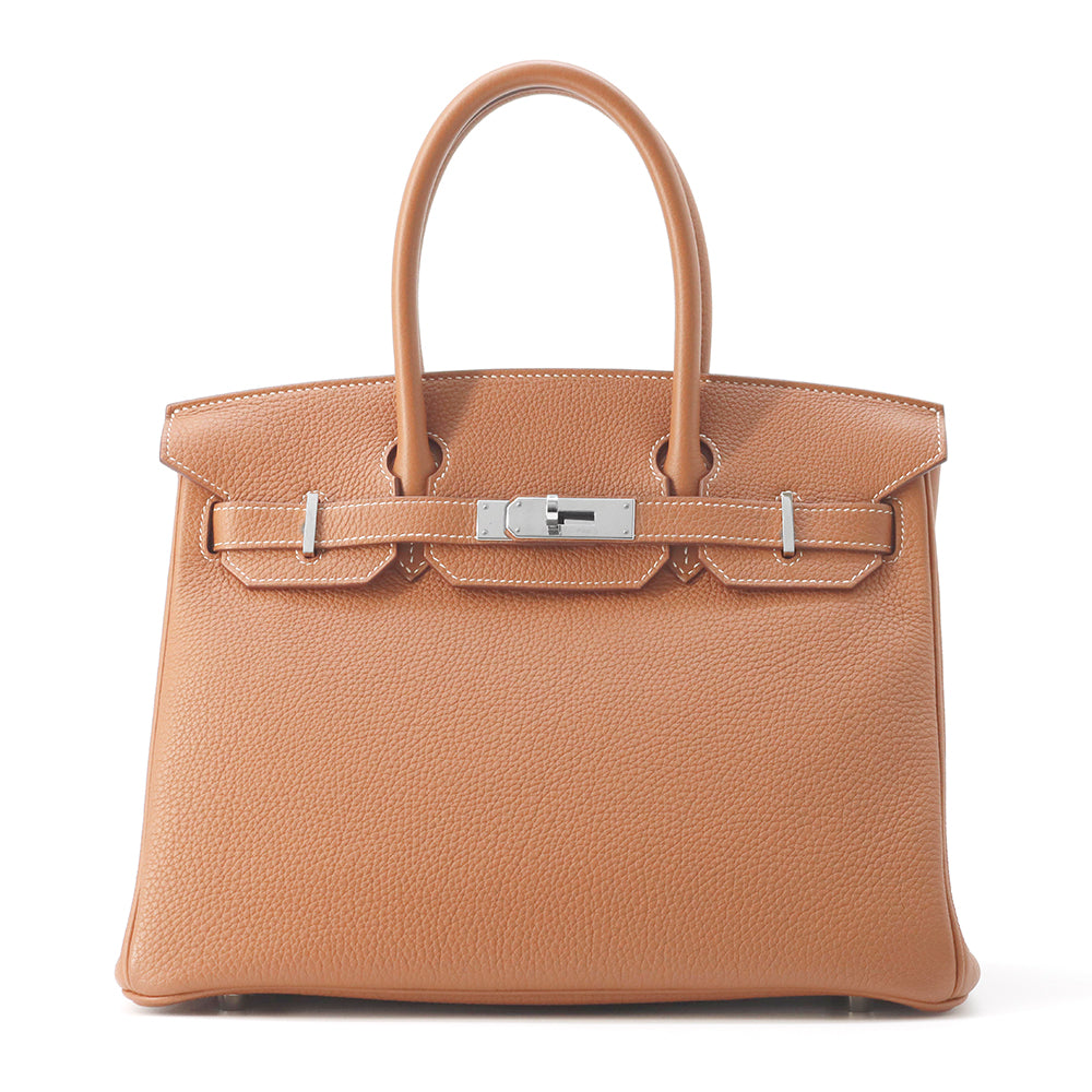 HERMES Birkin Gold Togo Leather Size 30